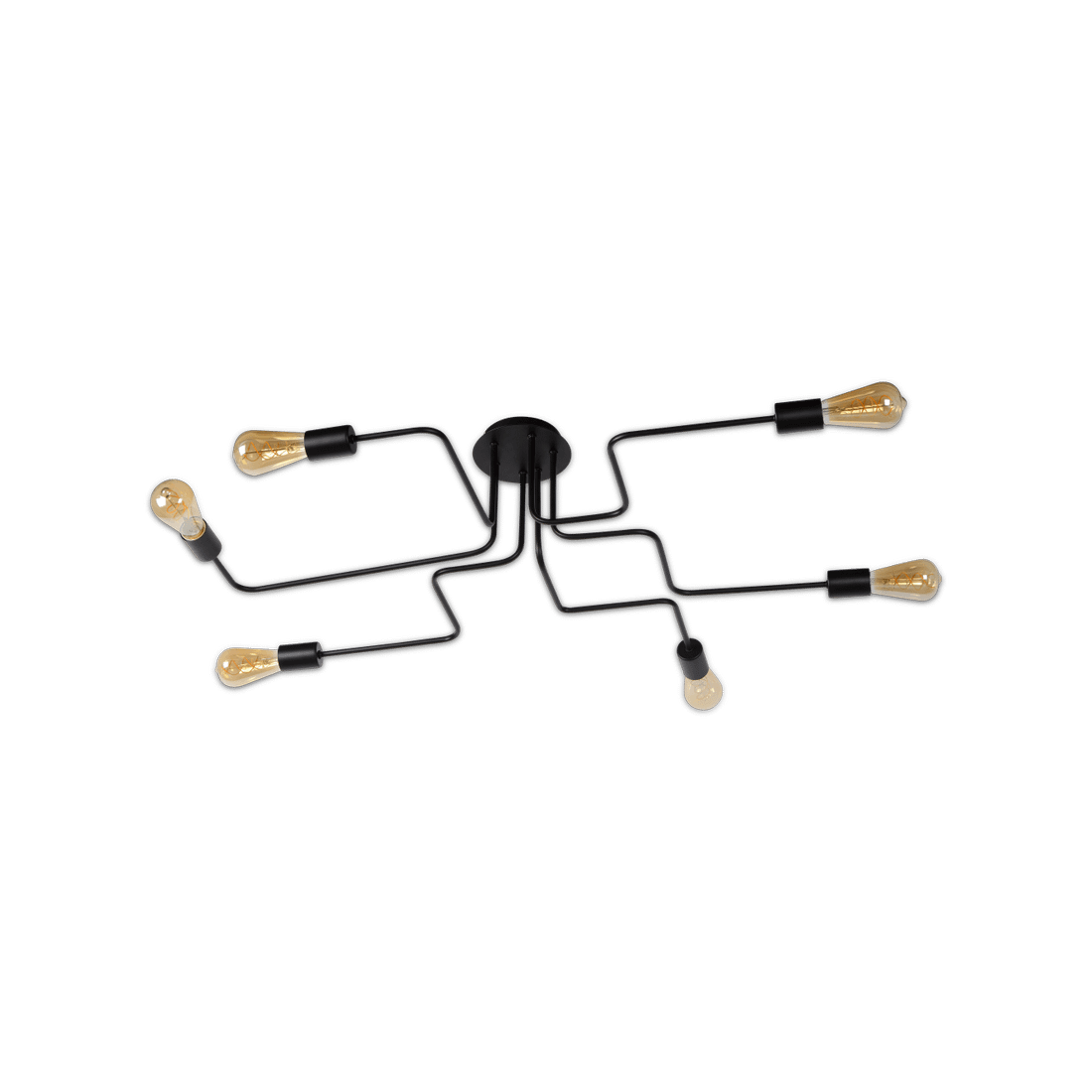 Plafondlamp LESTER Zwart Plafondlamp LESTER Zwart