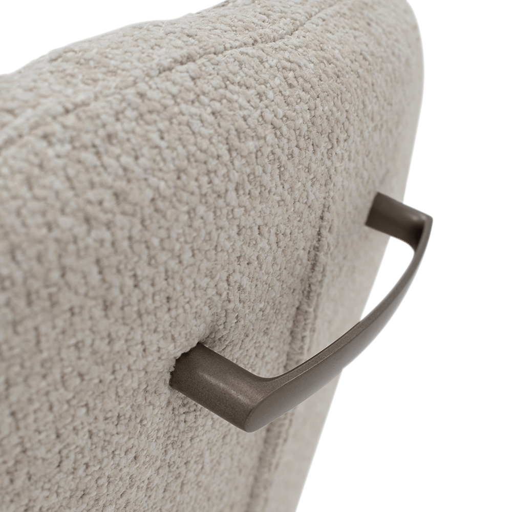 Stoel met Greep ELTON Natural/Anodic Brown