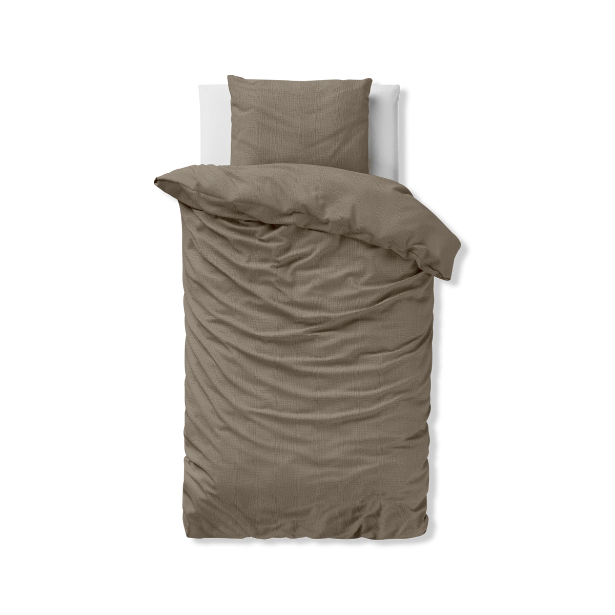 Dekbedovertrek MOUSELINE 140 Taupe