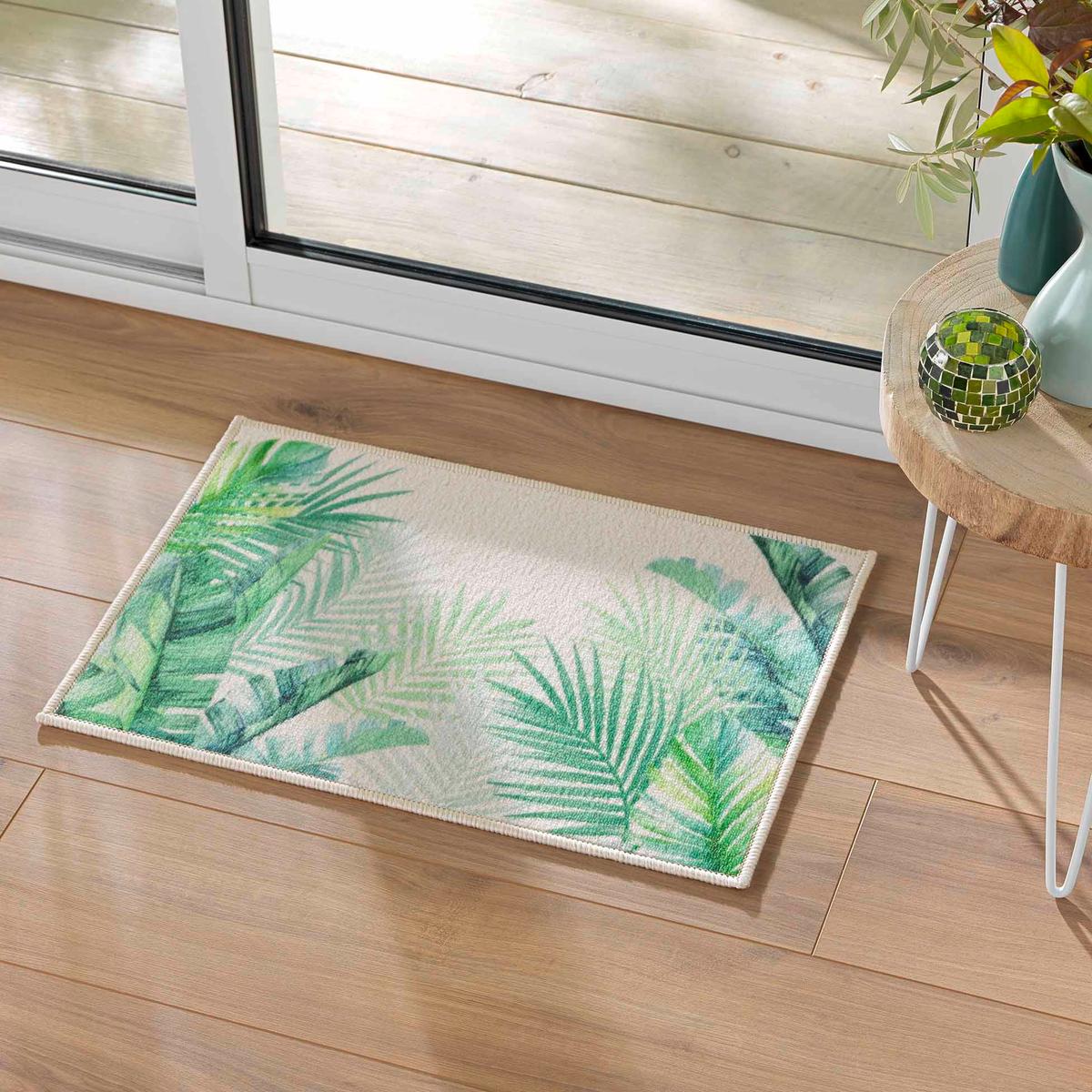 Mat NITAVA 40x60 Groen/Ecru