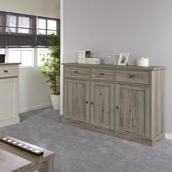 Dressoir COTTON Kristal Eik Licht Bruin Dressoir COTTON Kristal Eik Licht Bruin