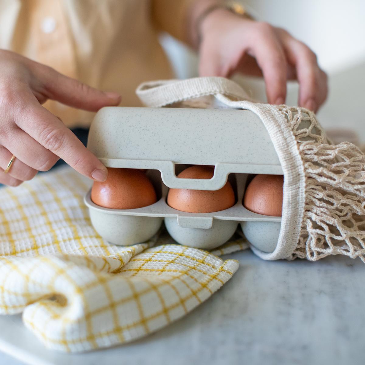 Eierdoos EGGS TO GO Mini Nat. Desert Sand