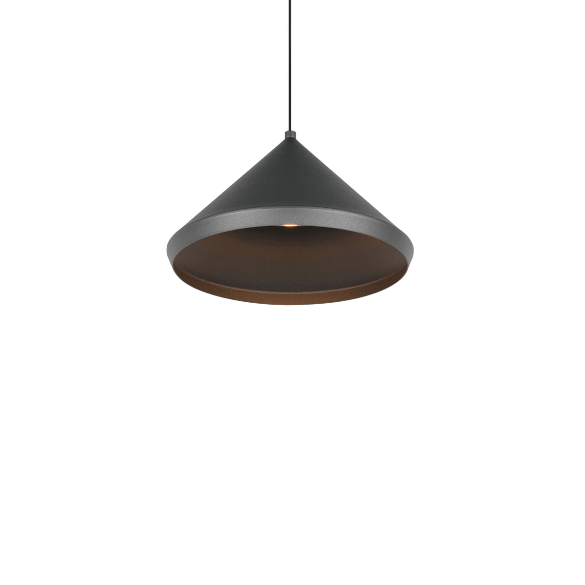 Hanglamp LAGUNA 1Del. Zwart