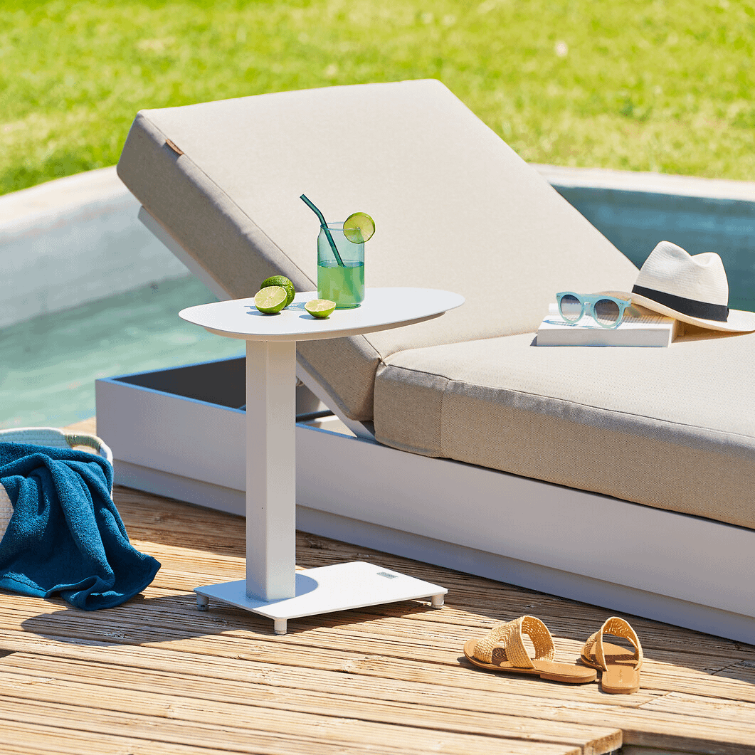 Bijzettafel CREMONA Ecru