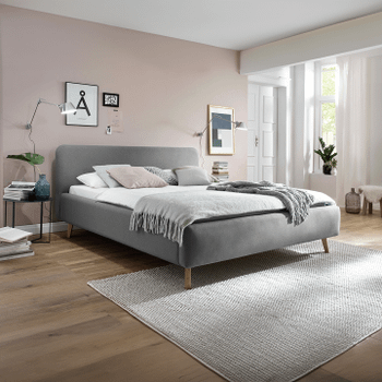 Bedkader MATTI Aspen Grijs 140x200 Bedkader MATTI Aspen Grijs 140x200