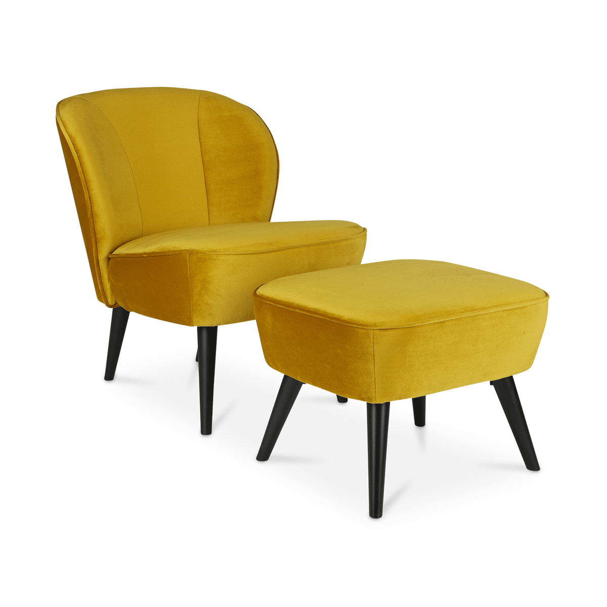 Fauteuil CORKSCREW Oker Velvet
