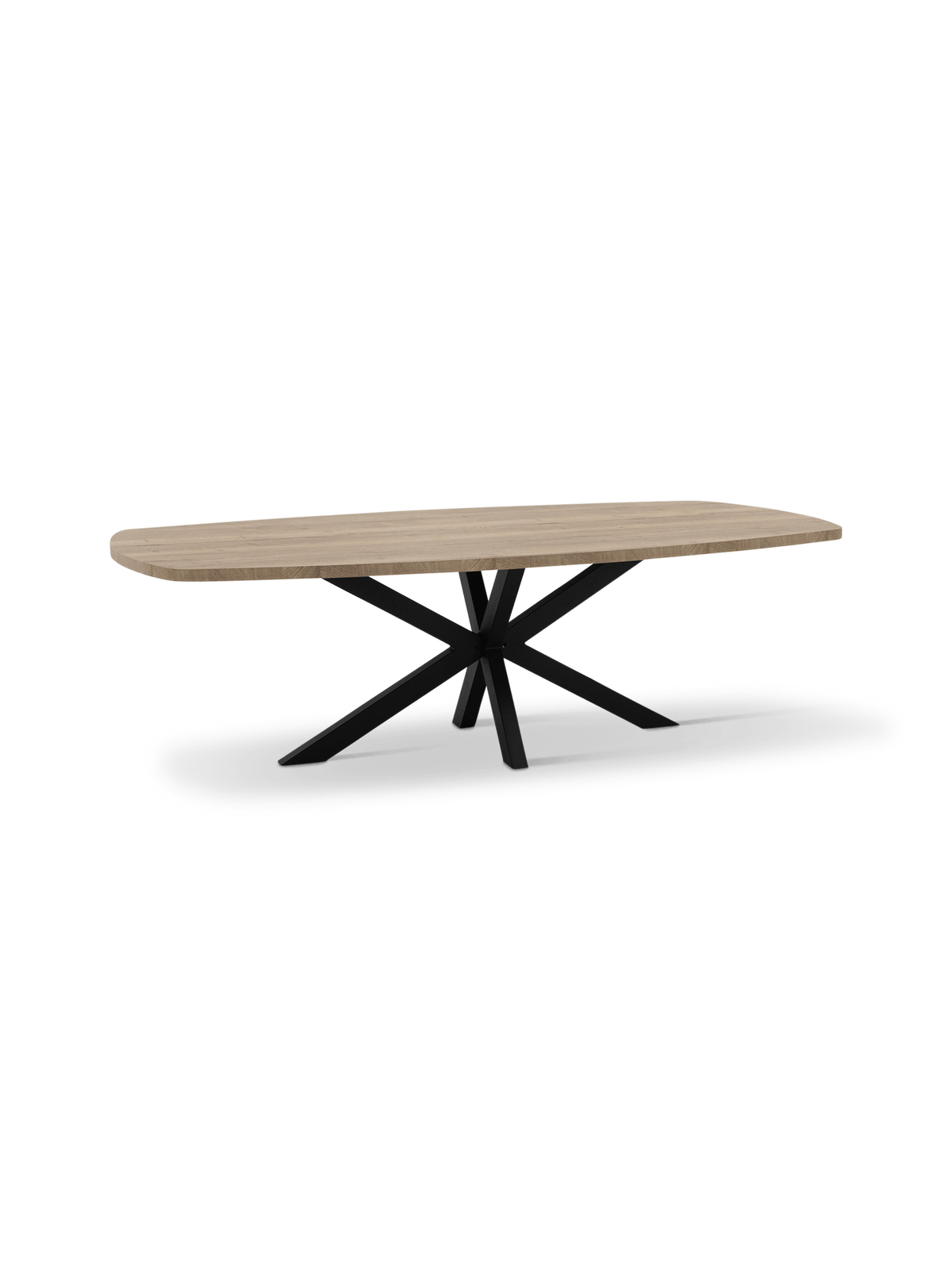 Eettafel Amato Deens ovaal Natur 190 x 102 cm