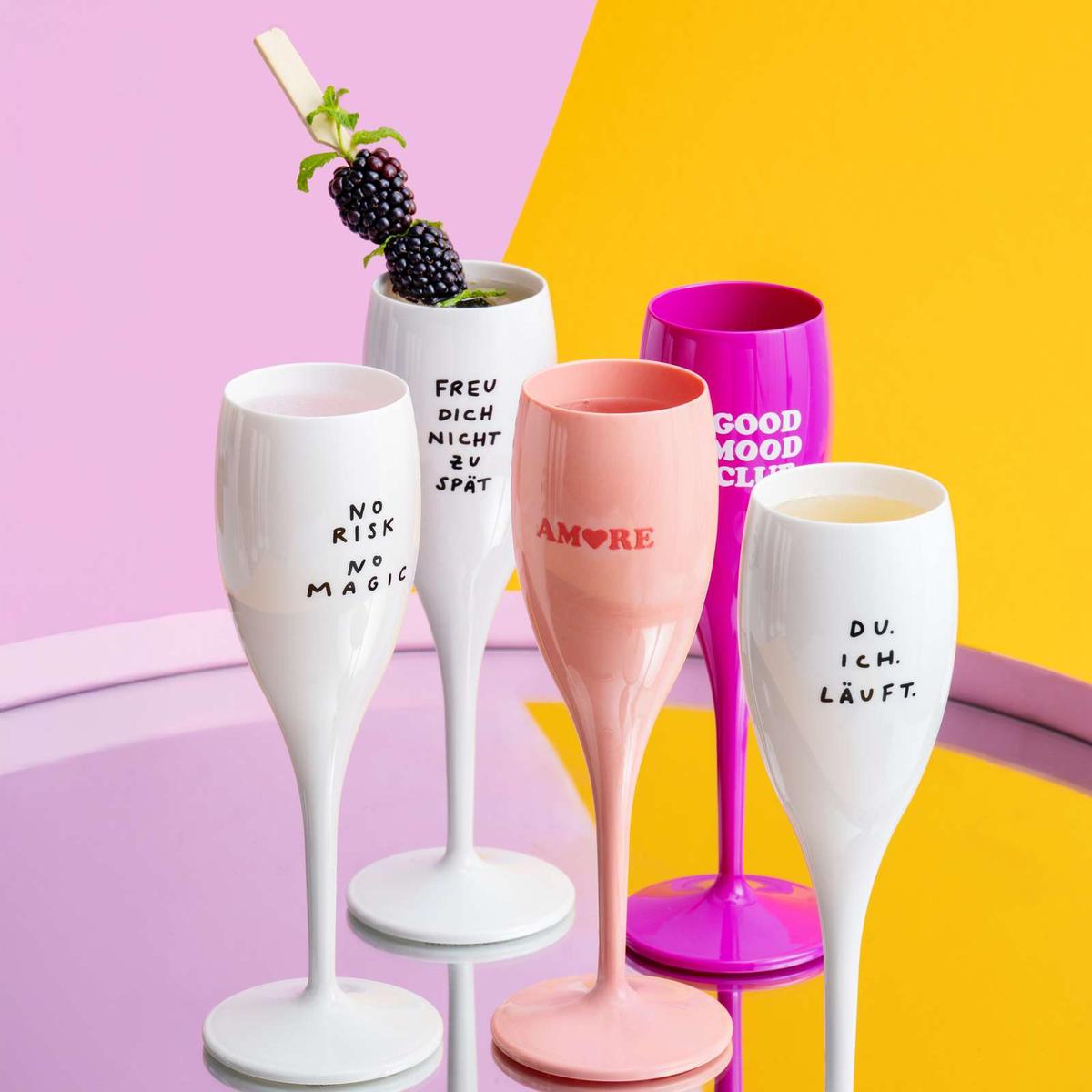 Champagneglas AMORE 100ml Sweet Pink