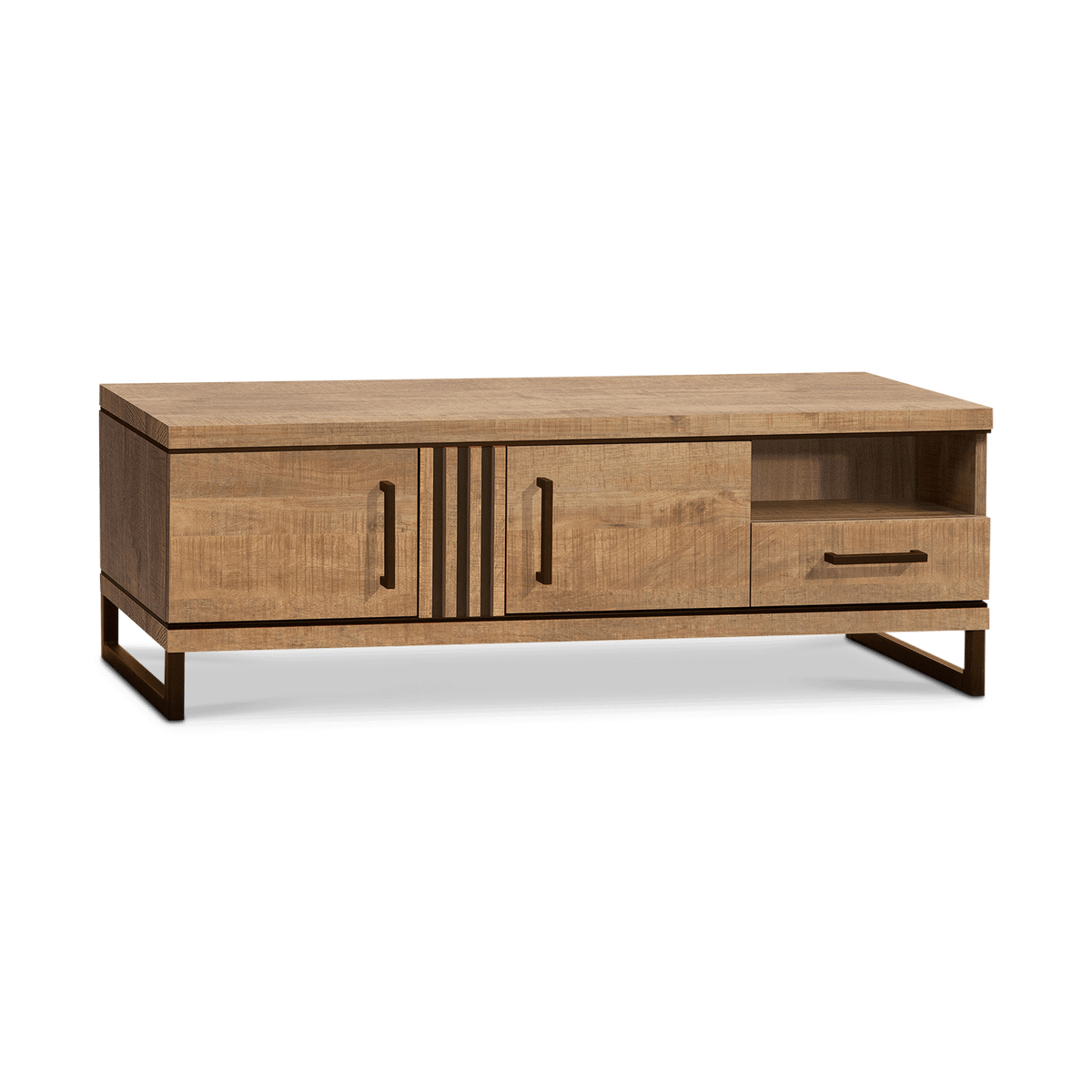 Tv-Meubel ALESSANDRO Mango/Anodic Brown B150