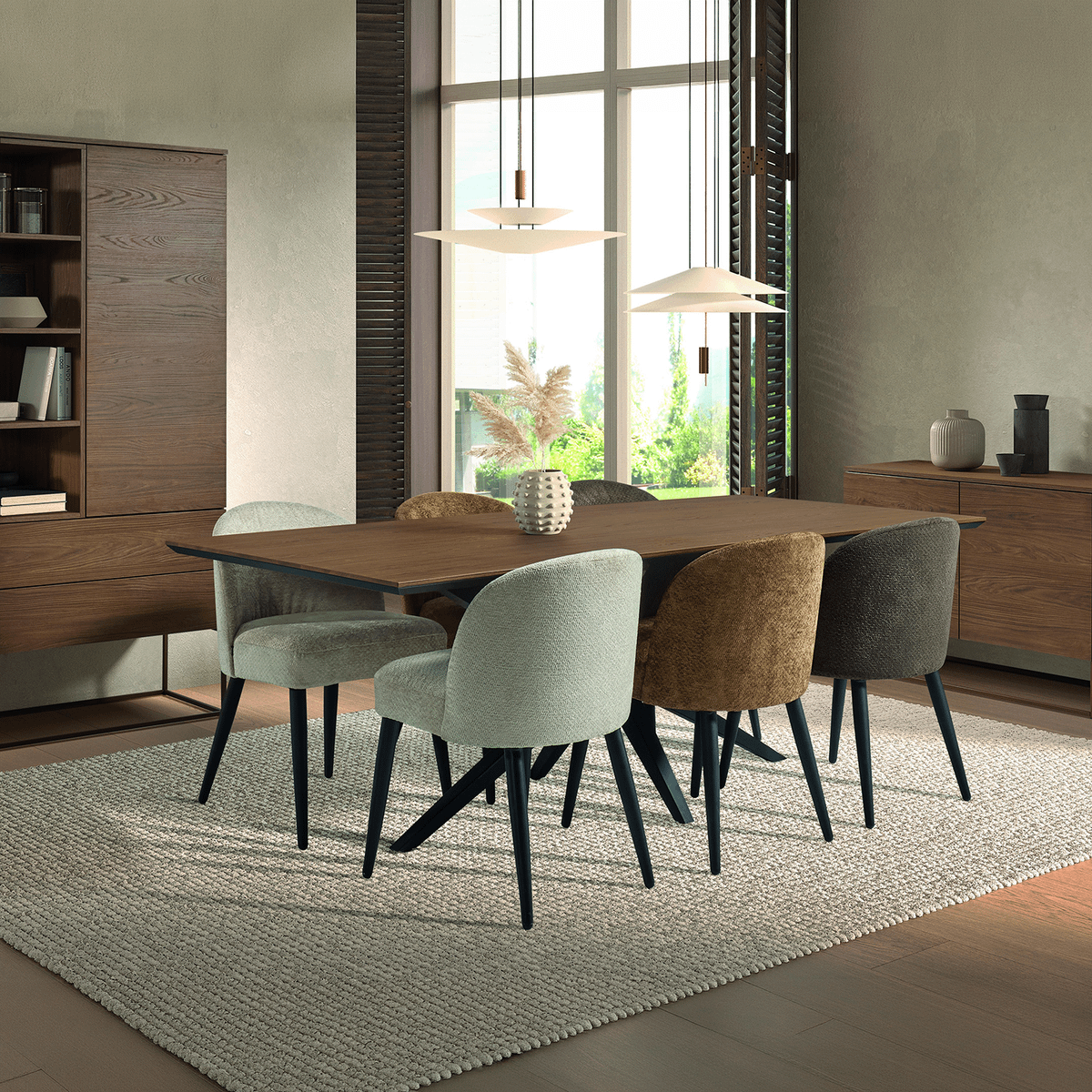 Eettafel ENCANTO Rechthoekig 220x100 Dark Mango