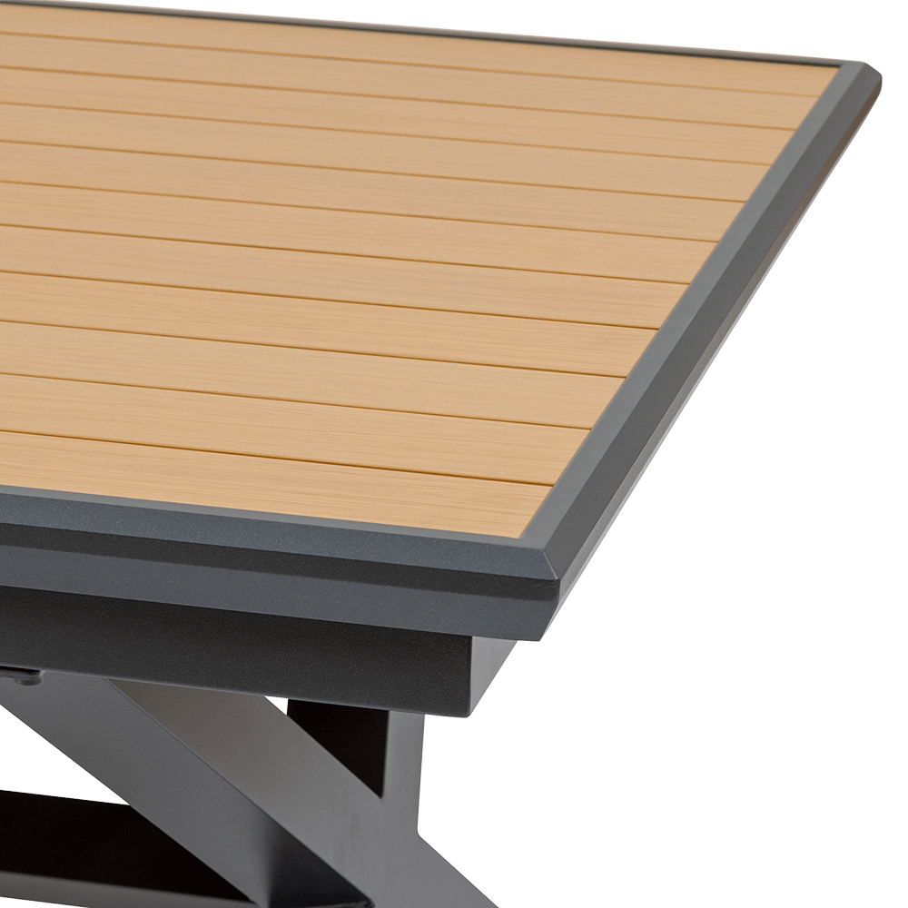 Tuintafel CORTONA Verlengbaar 250/330x113 Grijs/Hout