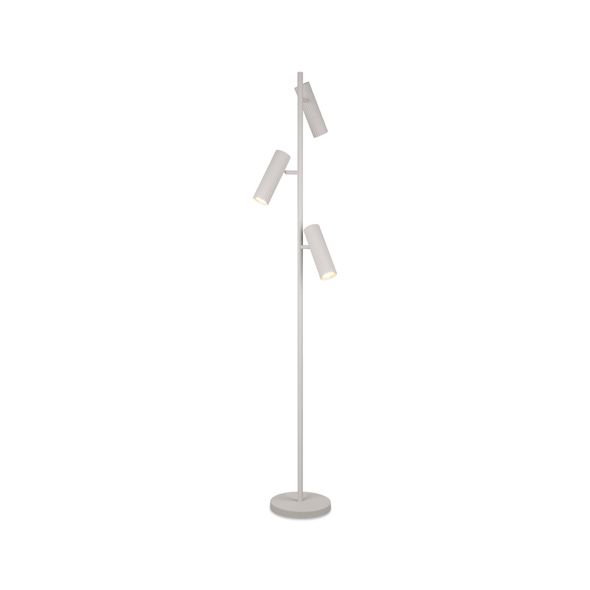 Vloerlamp SOKA 3Del. Metaal Warm Grijs