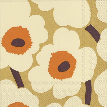 Servet UNIKKO S/20 Beige/Oranje Servet UNIKKO S/20 Beige/Oranje