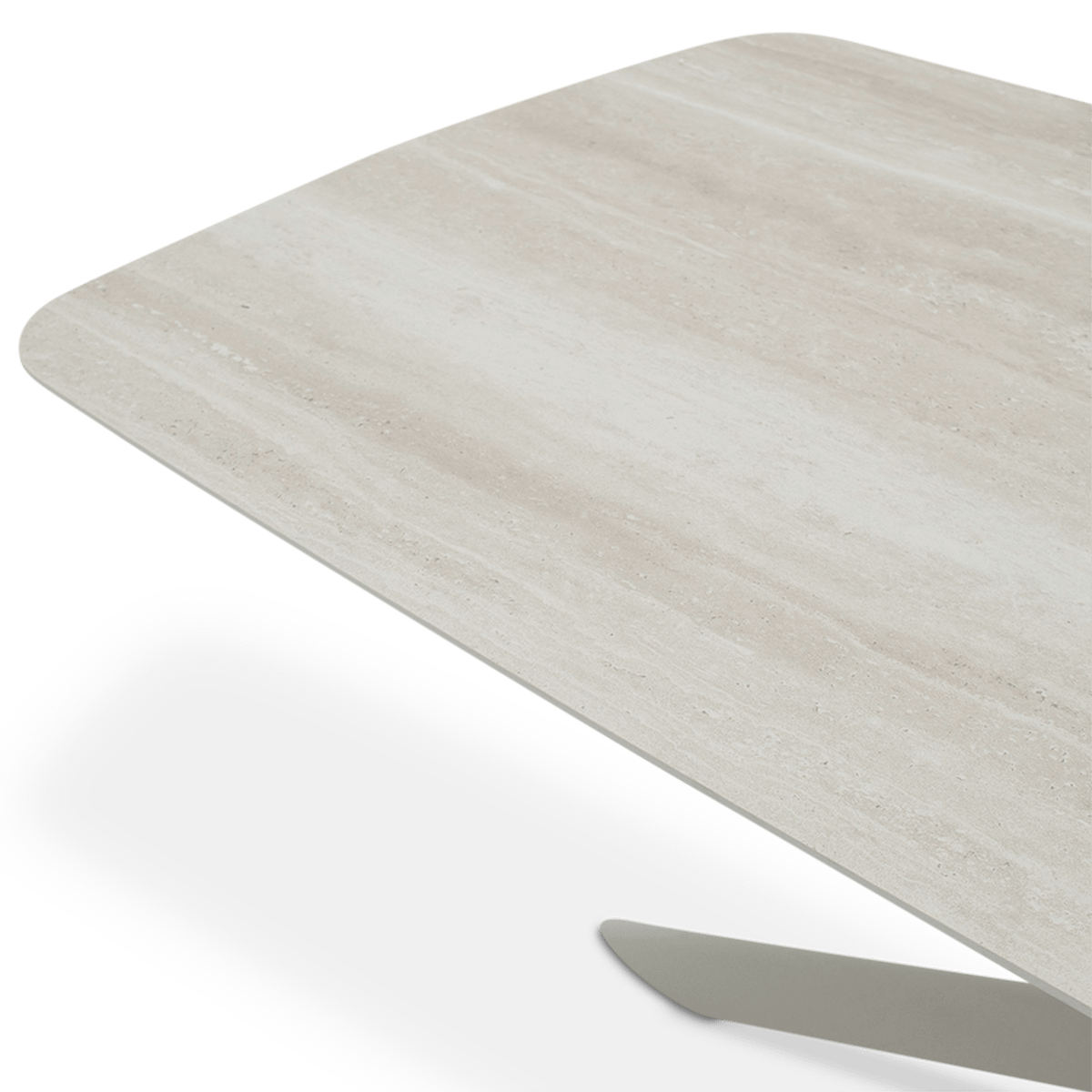 Tuintafel CAPRI Stone Travertin/Pebble 220x100