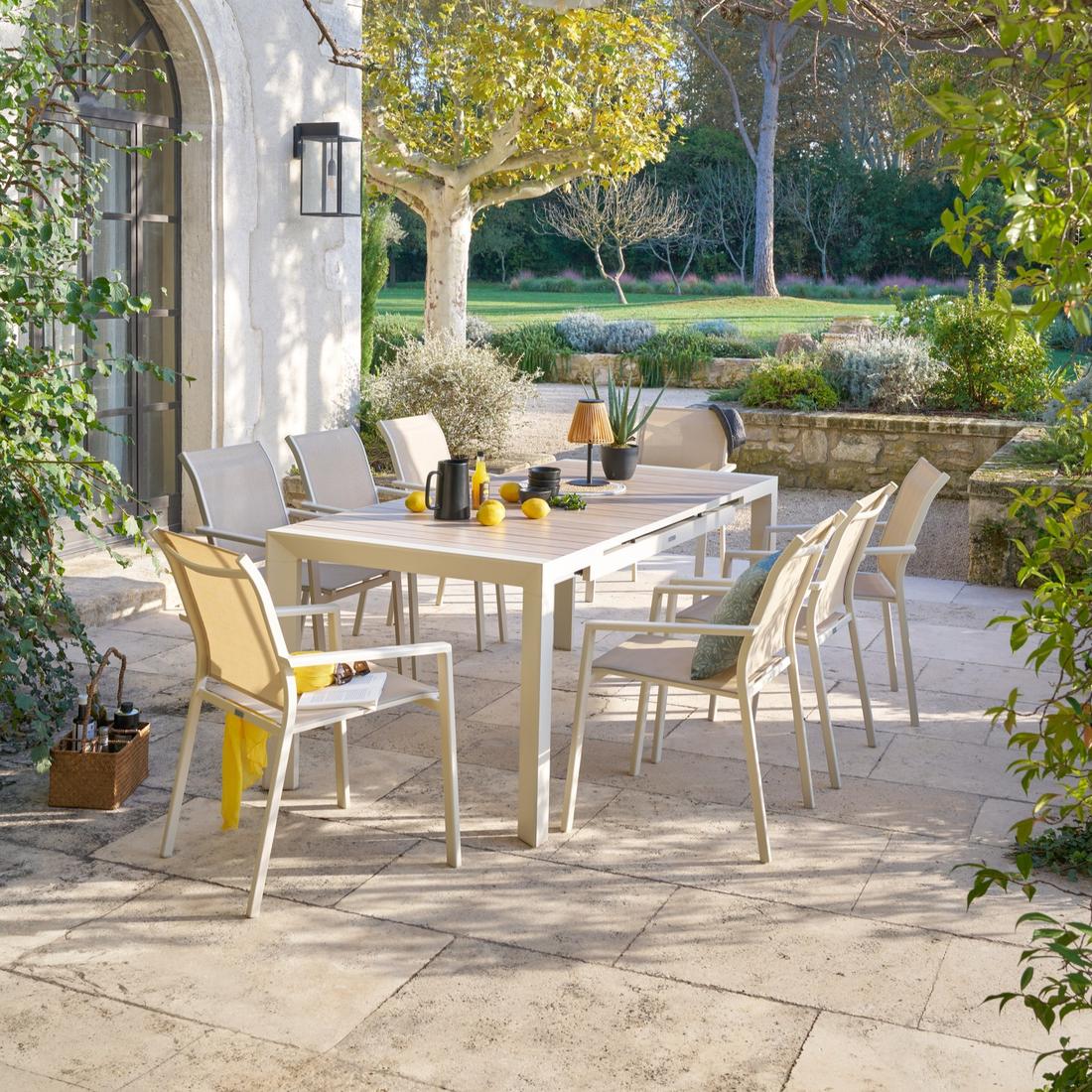 Tuinstoel DURELLA Beige Tuinstoel DURELLA Beige