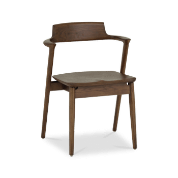 Stoel TEO Ash Wood Walnut Stoel TEO Ash Wood Walnut