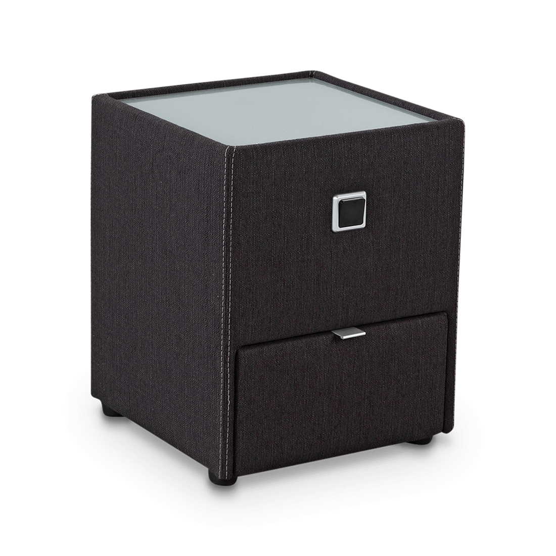 Nachttafel ASTEN Stof 466/09 Antraciet Nachttafel ASTEN Stof 466/09 Antraciet