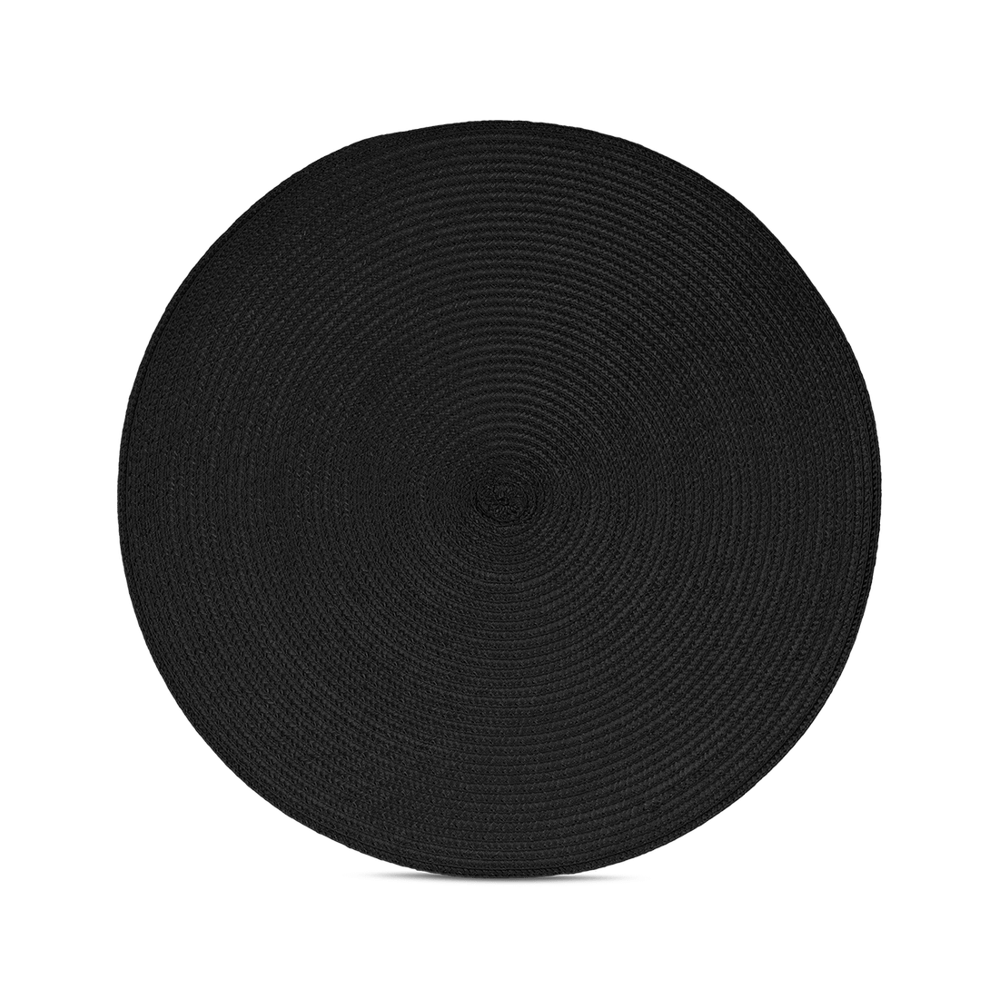 Placemat BRAID Rond Zwart Placemat BRAID Rond Zwart