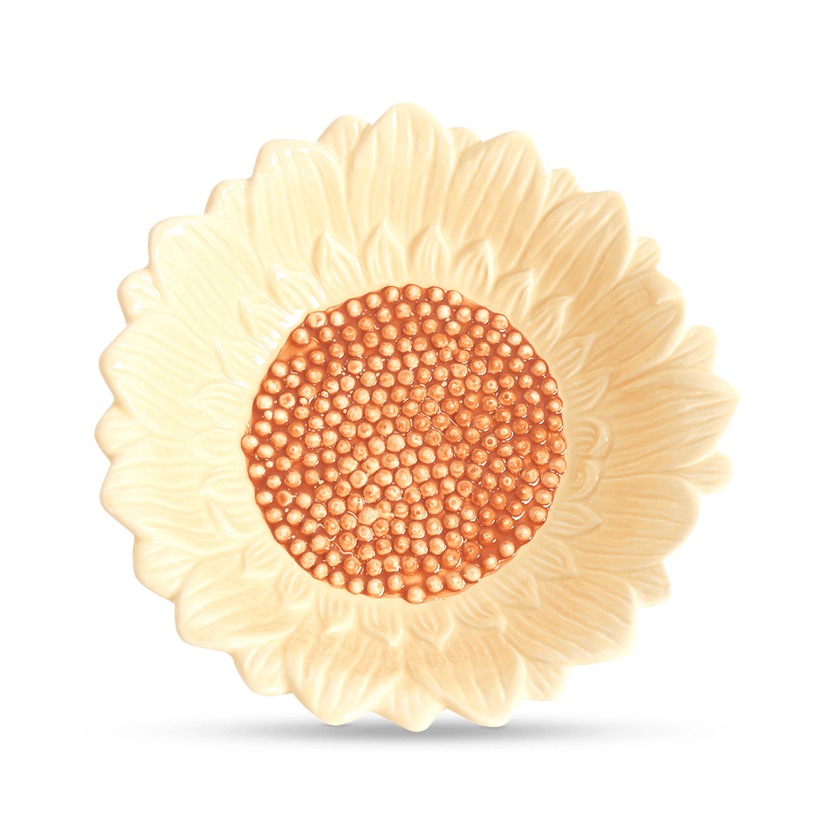 Schaal SEVERA Ø21 Keramiek Beige/Oranje 
