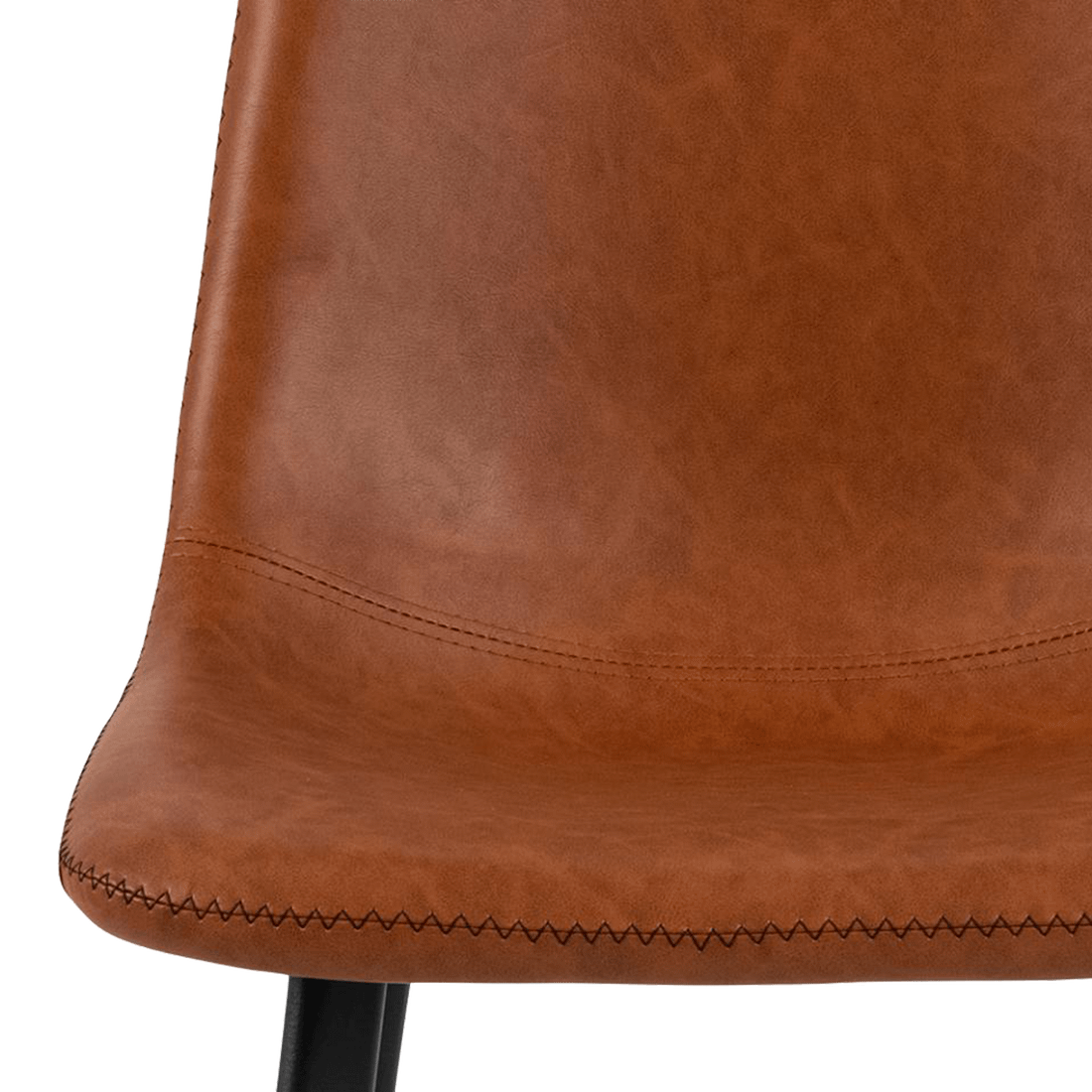 Barstoel AMBROS PU retro leather look brandy 691B - ZH63,5cm Barstoel AMBROS PU retro leather look brandy 691B - ZH63,5cm