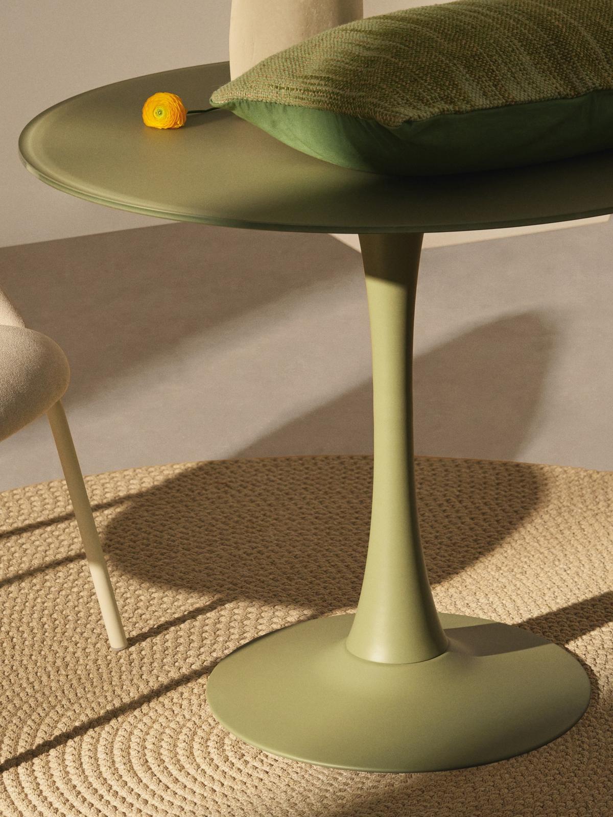 Eettafel Vedira Groen Ø90 cm