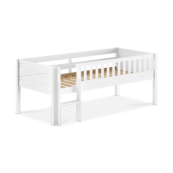 Halfhoogslaper CHARLOTTE Wit 90x200 Halfhoogslaper CHARLOTTE Wit 90x200