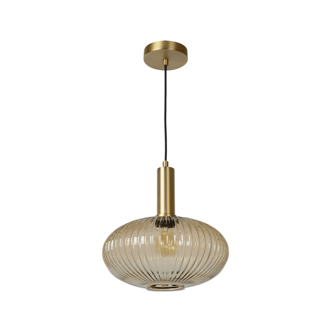 Hanglamp MALOTO Ø30 Amber/Messing Hanglamp MALOTO Ø30 Amber/Messing