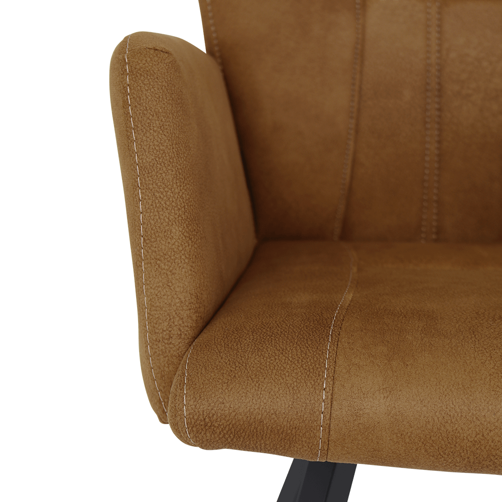 Armstoel ELODIE Zorro Cognac