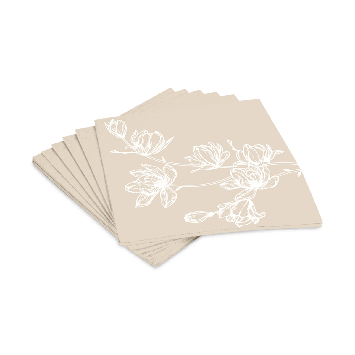 Serviet CERISIER S/20 Beige/Wit 