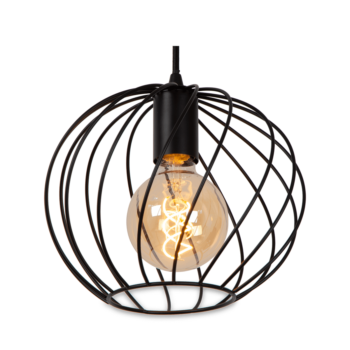 Hanglamp DANZA Rond 3Del. Zwart