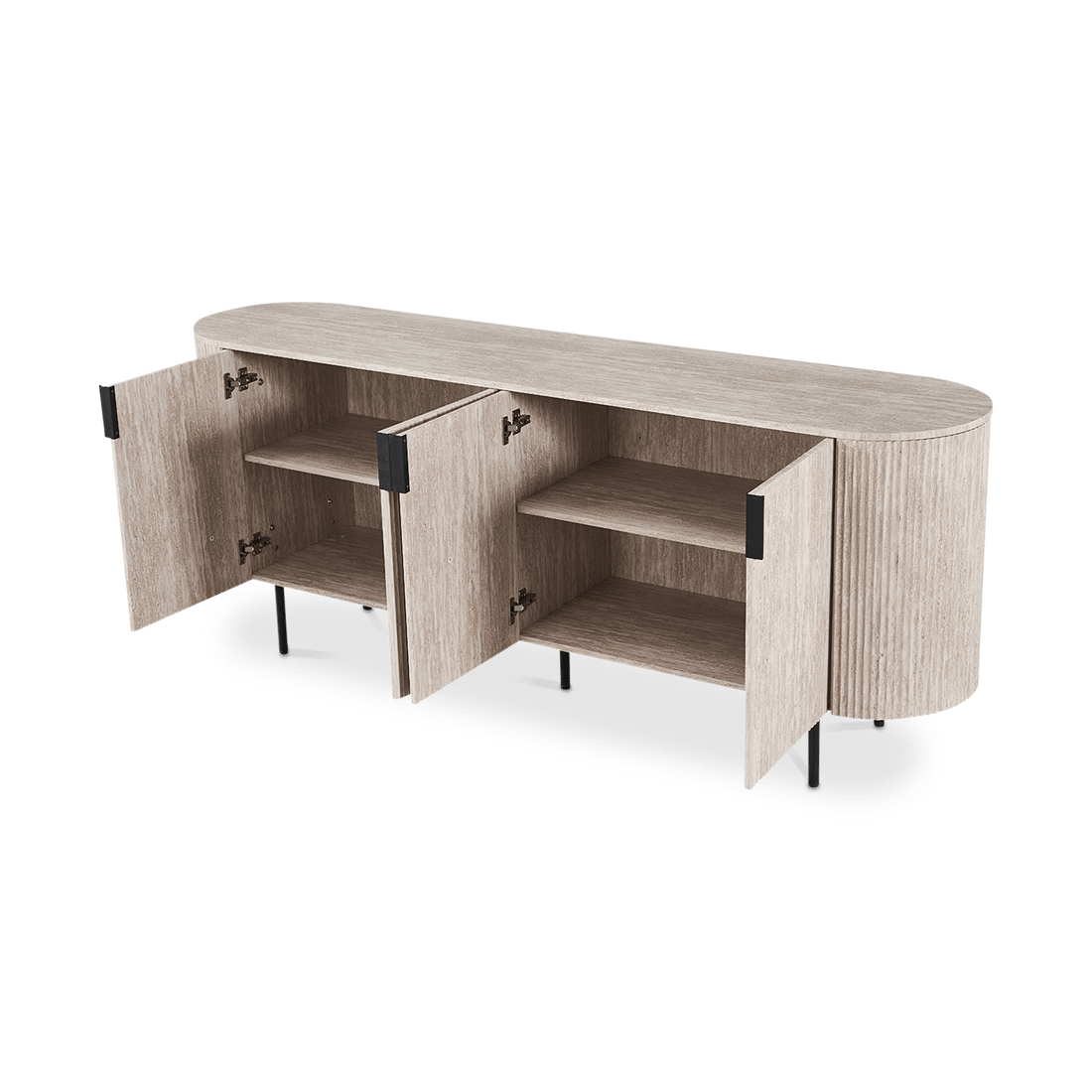 Dressoir PORTO B200 Travertijnlook Dressoir PORTO B200 Travertijnlook