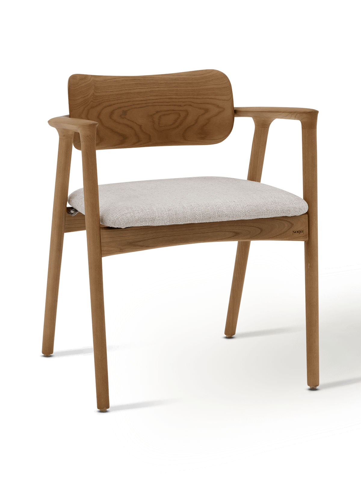 Armstoel Omano Ash Wood Natural