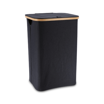 Linnenmand SOLIAM Rh. Zwart/Bamboe Linnenmand SOLIAM Rh. Zwart/Bamboe