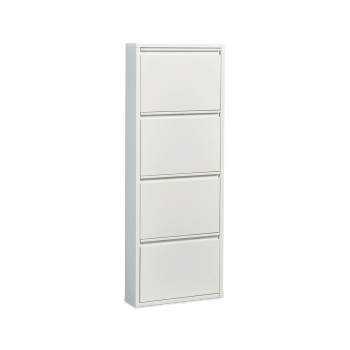 Schoenenkast GITTE 4 Laden Wit B51 Schoenenkast GITTE 4 Laden Wit B51