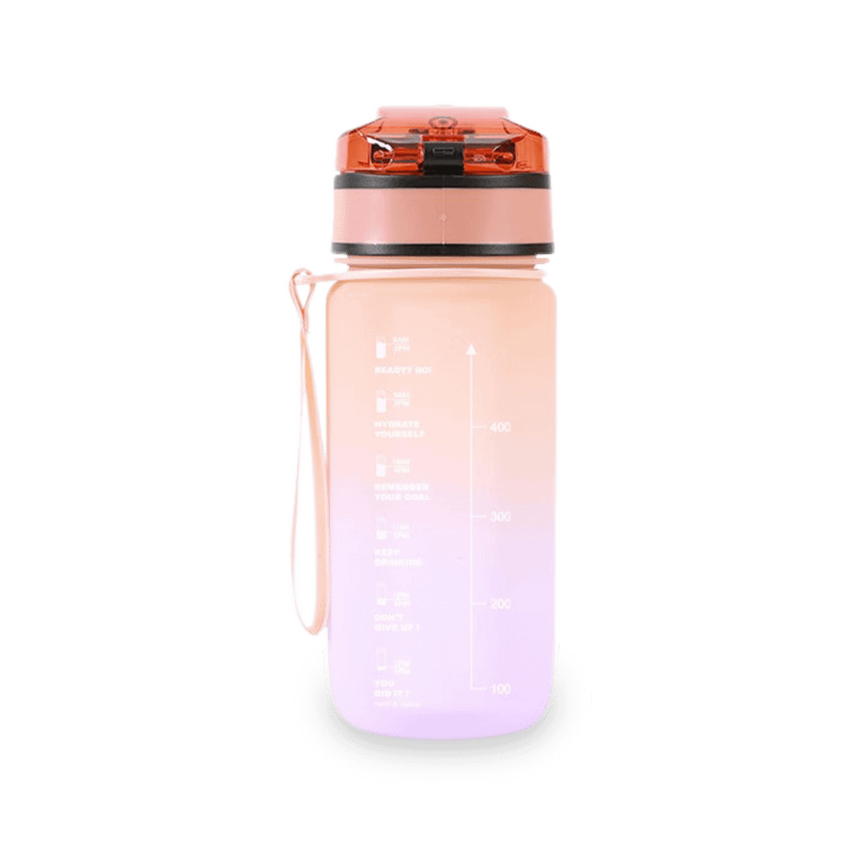Drinkfles TRITAN 500ml Oranje/Lila