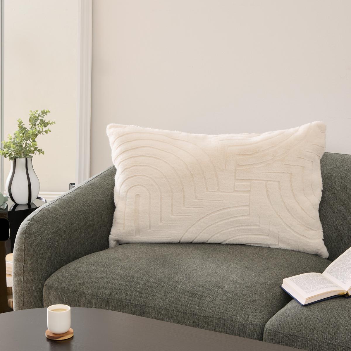 Kussen ARCAS 80x50 Poly Beige