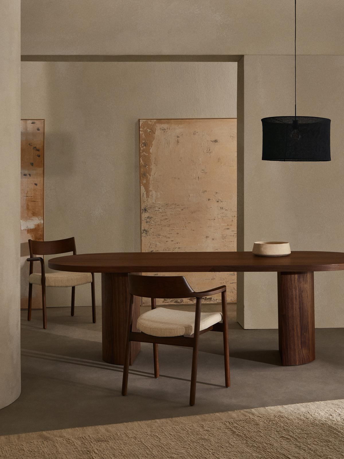 Eettafel Nealy Walnootfineer 240 x 100 cm