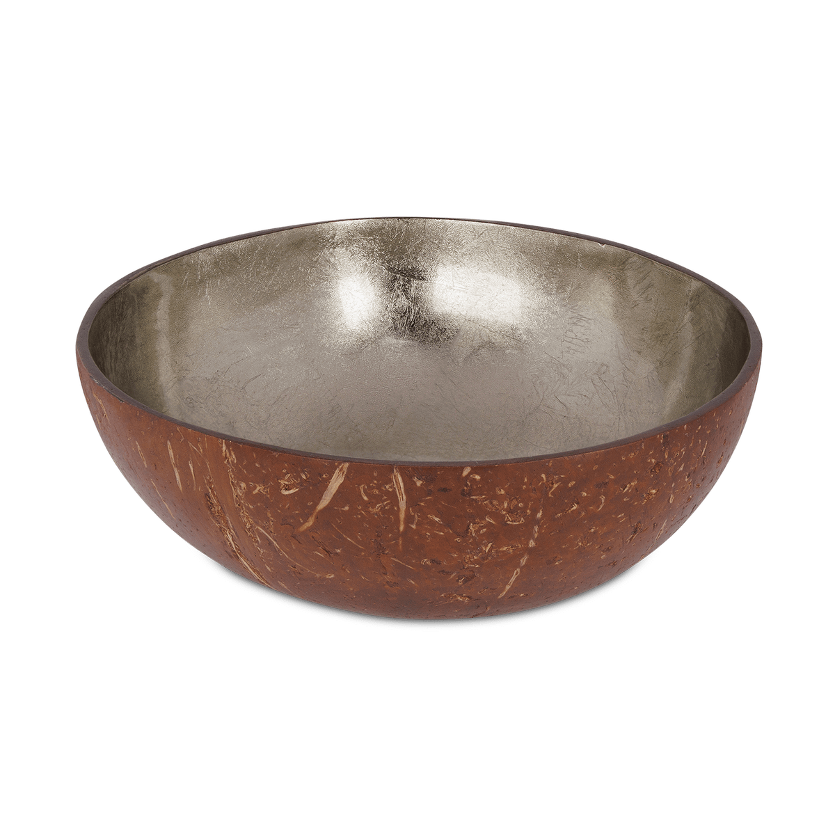 Cocosbowl NOYA Metallic Silver Leaf