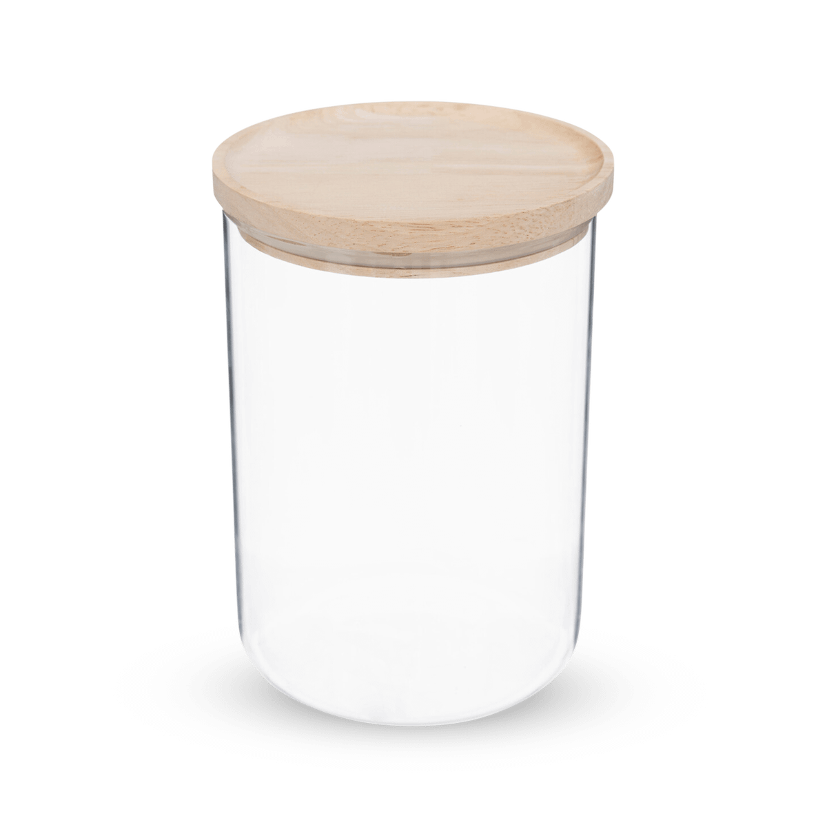 Voorraadpot BJORN Glas/Hout 1.6L 