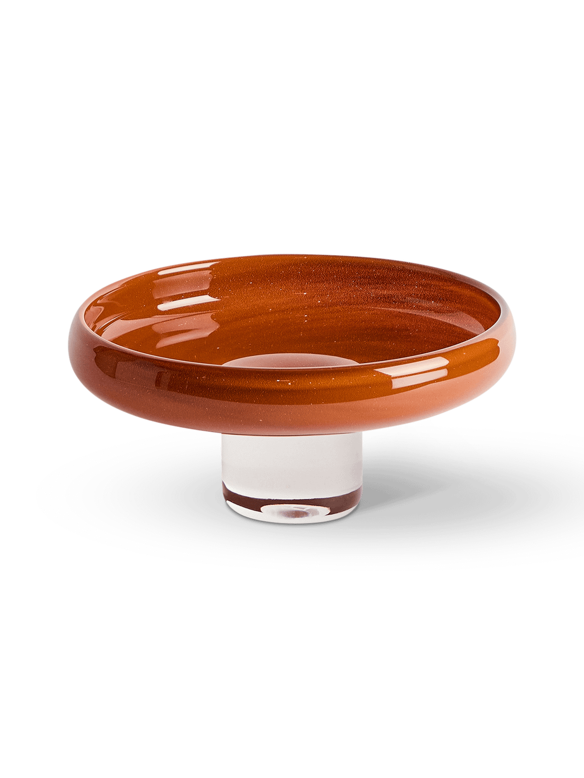 Schaal Denuo Rood Glas Ø28 cm