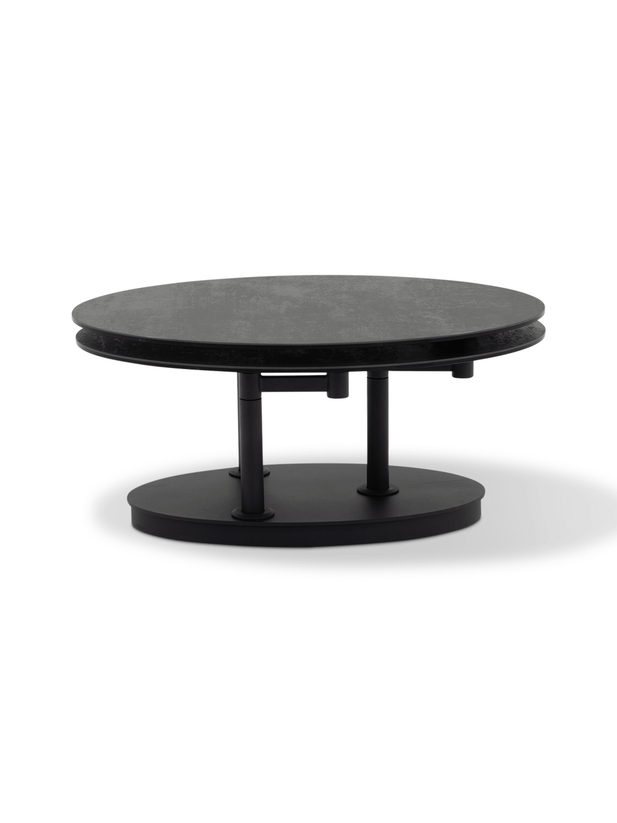 Salontafel Alba Roulette Keramiek Zwart
