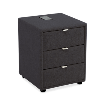 Nachttafel WEERT Chenille Antraciet Nachttafel WEERT Chenille Antraciet