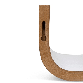 Wandplank COURBI 80 Wit Wandplank COURBI 80 Wit