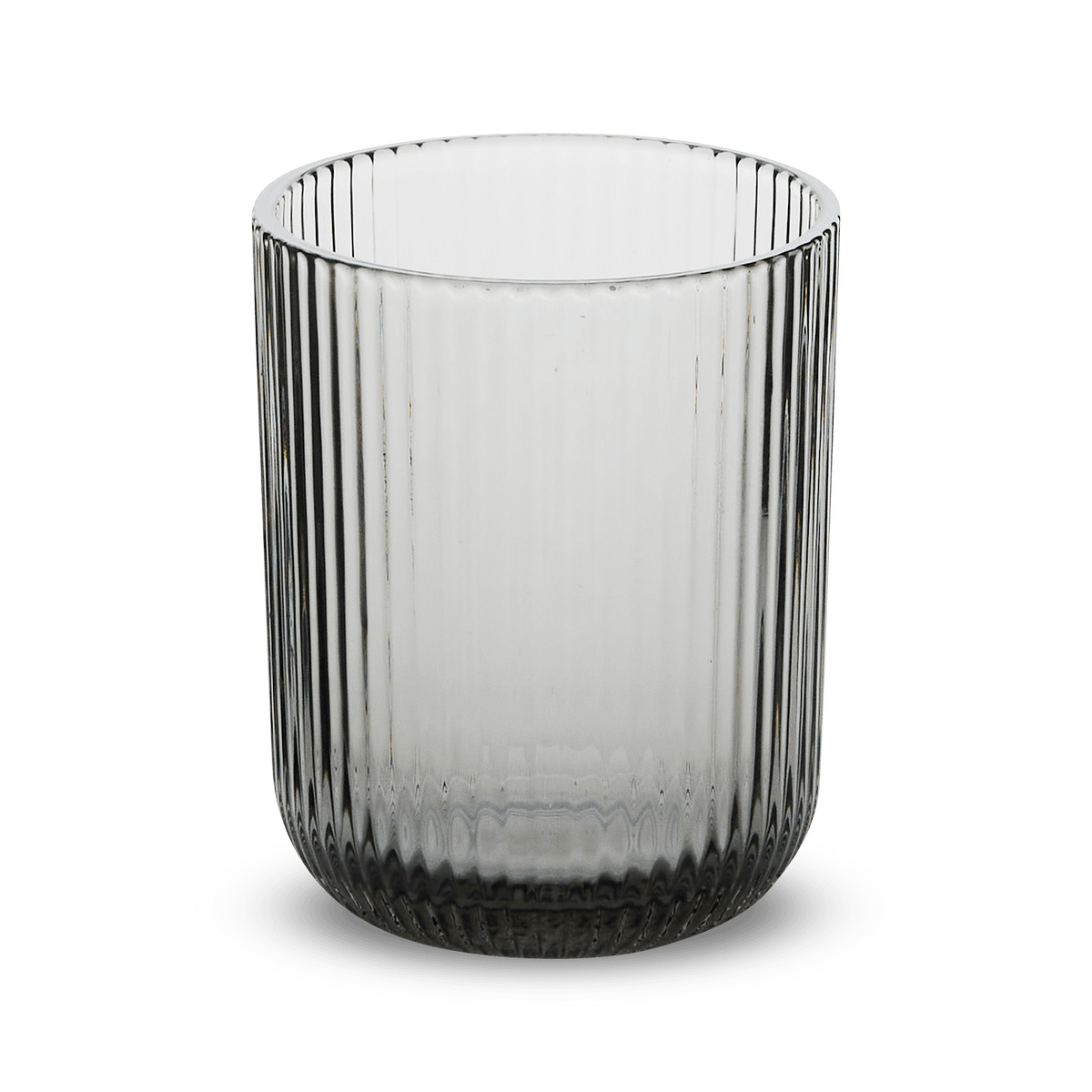 Waterglas EMMA 25cl Ribbel Grijs