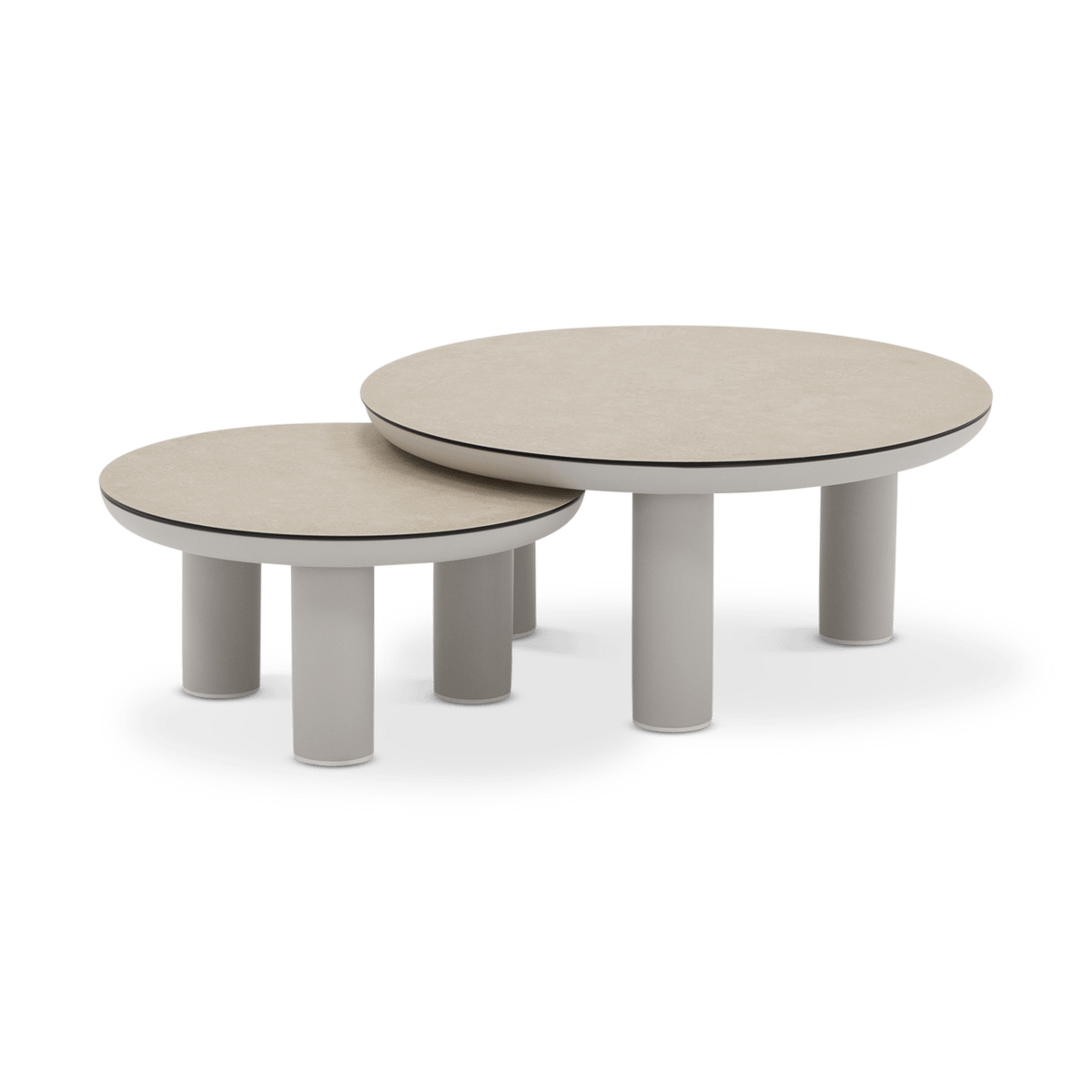 Loungeset ALLEGRA Oyster/Pebble