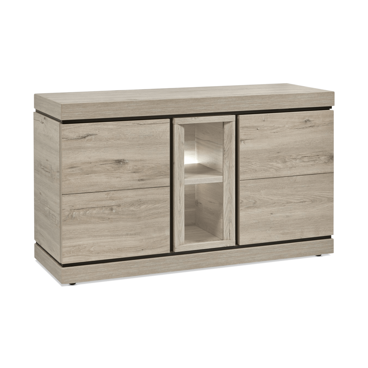 Dressoir KASIMO Eik Lichtgrijs B154