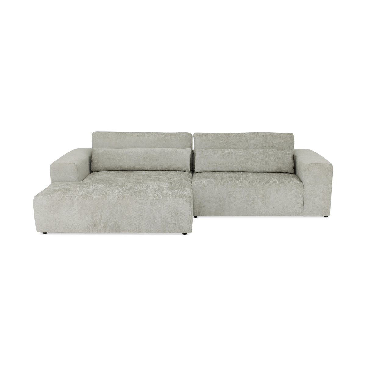 Hoeksalon ODILON Naturel Longchair Links B302