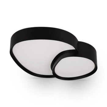 Plafonnier RISE L Met. Mat Zwart/Zwart Plafonnier RISE L Met. Mat Zwart/Zwart