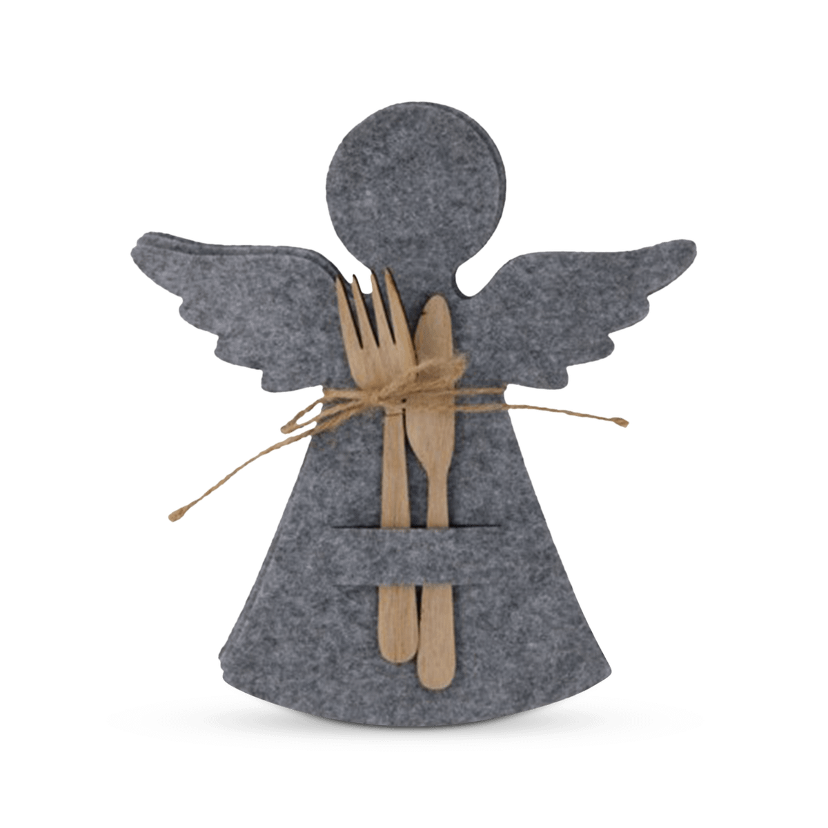 Bestekhouder ANGELA Engel Vilt Ass.