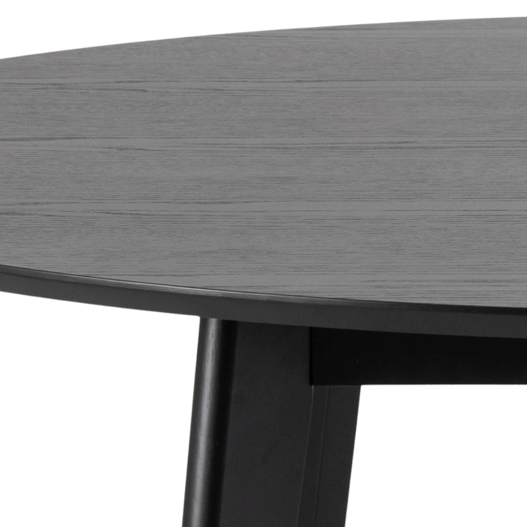 Eettafel MARIS Zwart Eikfineer Ø140cm Eettafel MARIS Zwart Eikfineer Ø140cm